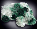 Malachite and Calcite from Tsumeb Mine, Otavi-Bergland District, Oshikoto, Namibia