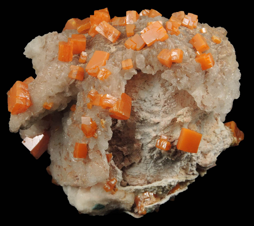 Wulfenite from Ahumada Mine, Sierra de Los Lamentos, Chihuahua, Mexico