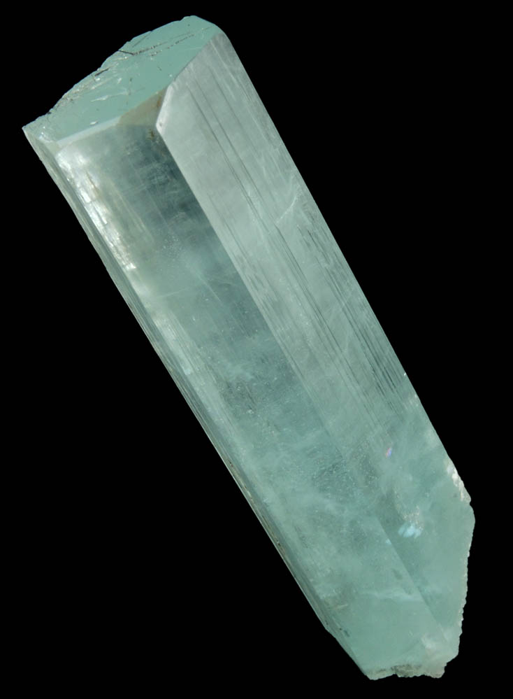 Beryl var. Cat's-Eye Aquamarine from Namlook Mine, Dassu, Braldu Valley, Gilgit-Baltistan, Pakistan