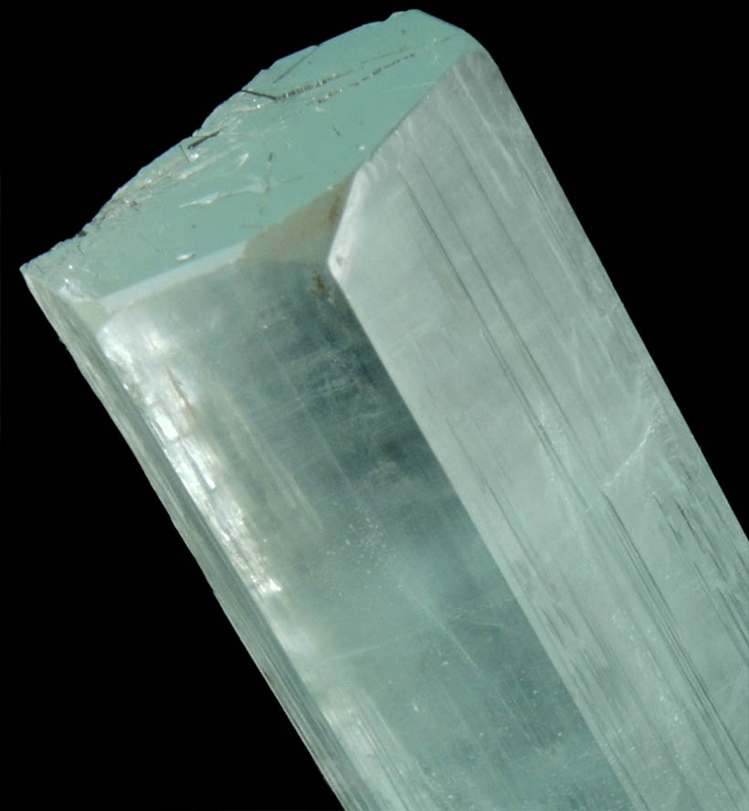 Beryl var. Cat's-Eye Aquamarine from Namlook Mine, Dassu, Braldu Valley, Gilgit-Baltistan, Pakistan