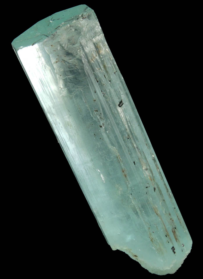 Beryl var. Cat's-Eye Aquamarine from Namlook Mine, Dassu, Braldu Valley, Gilgit-Baltistan, Pakistan