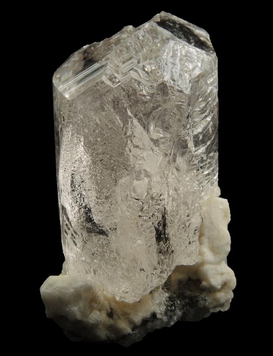 Quartz on Orthoclase var. Adularia from Arondu, Basha Valley, Baltistan, Gilgit-Baltistan, Pakistan