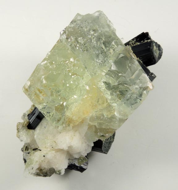 Fluorite, Schorl Tourmaline, Albite from Chamachhu, Haramosh Mountains, Gilgit-Baltistan, Pakistan