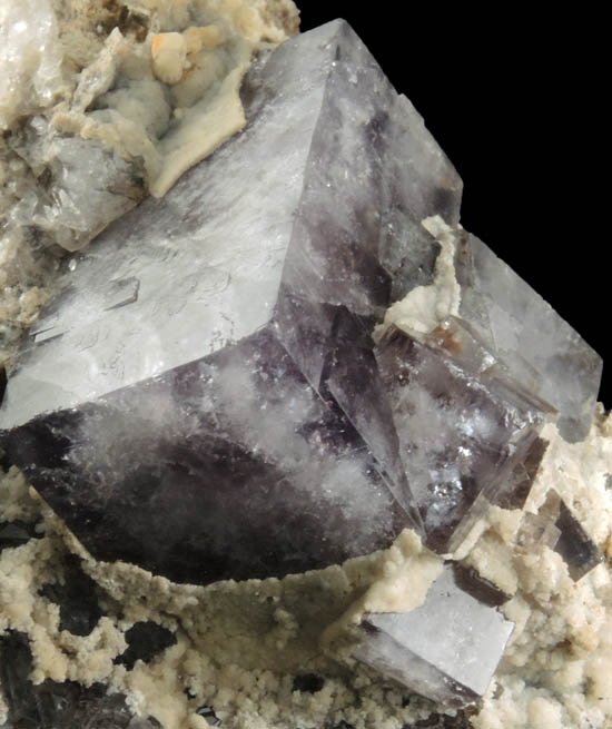 Fluorite with Quartz and Aragonite from Rogerley Mine, Vein pocket, Weardale, County Durham, England