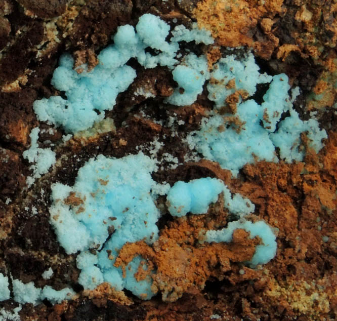 Chalcoalumite from Grandview Mine, Coconino County, Arizona