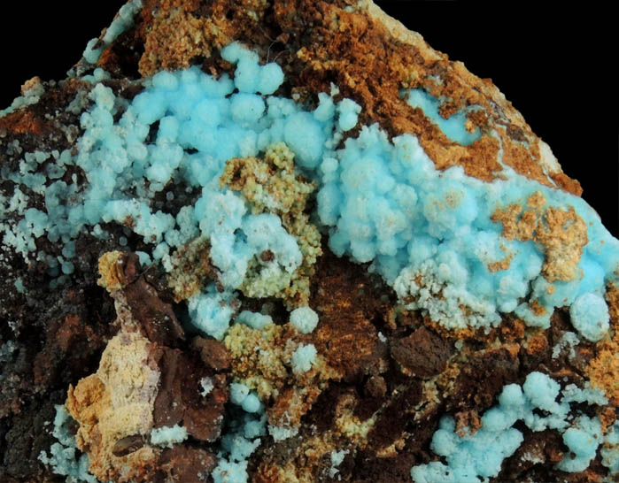 Chalcoalumite from Grandview Mine, Coconino County, Arizona