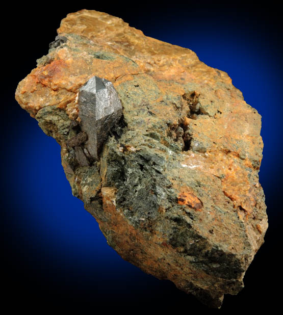 Zircon from Saranac Mine zircon occurrence, 2.9 km SE of Tory Hill, Monmouth, Ontario, Canada