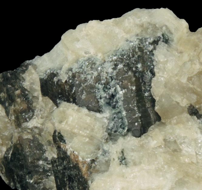 Cordierite var. Iolite from Route 9 road cut at Beaver Meadow Road, Haddam, Middlesex County, Connecticut