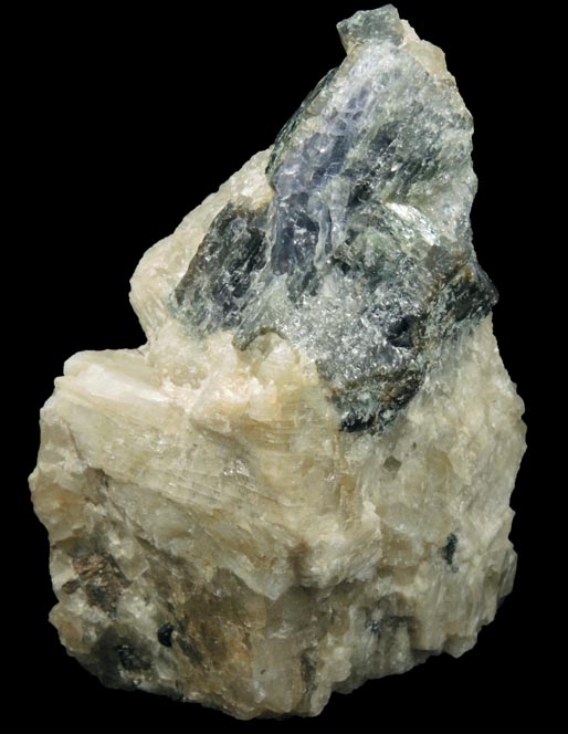 Cordierite var. Iolite from Route 9 road cut at Beaver Meadow Road, Haddam, Middlesex County, Connecticut