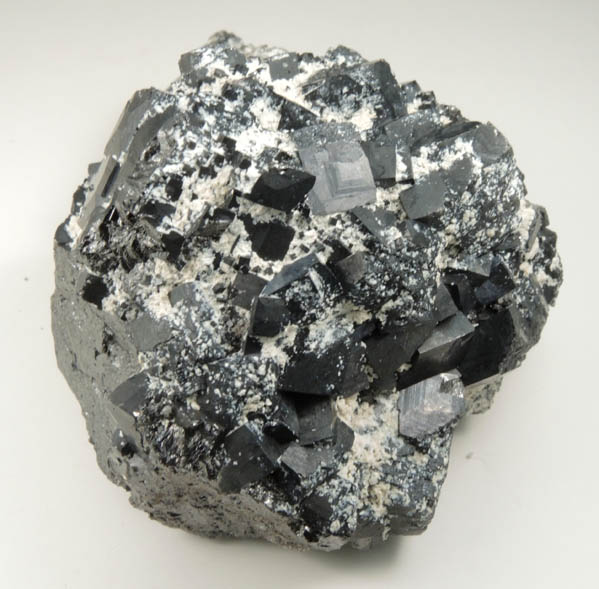 Magnetite (rare cubic and tetrahexahedral crystal form) from ZCA Mine No. 4, Fowler Ore Body, 2500' Level, Balmat, St. Lawrence County, New York