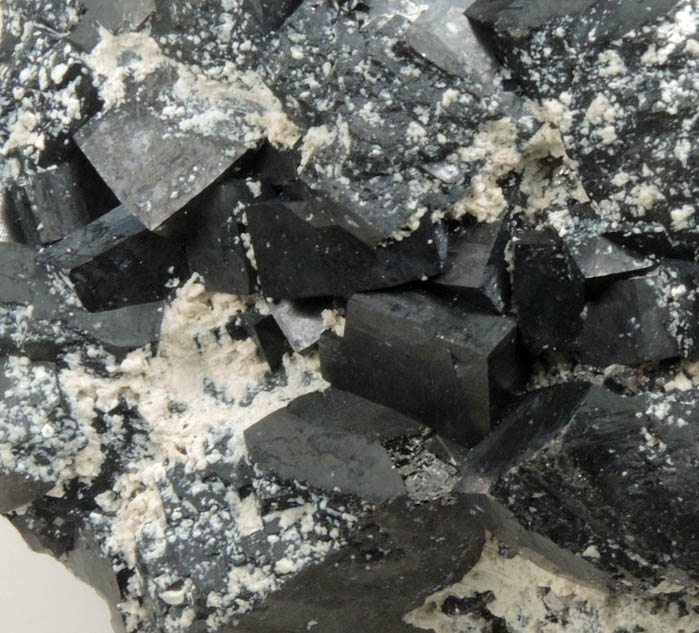 Magnetite (rare cubic and tetrahexahedral crystal form) from ZCA Mine No. 4, Fowler Ore Body, 2500' Level, Balmat, St. Lawrence County, New York