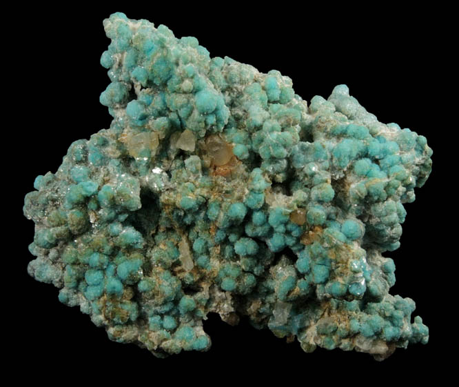 Turquoise from Bishop Mine, Lynch Station, Campbell County, Virginia