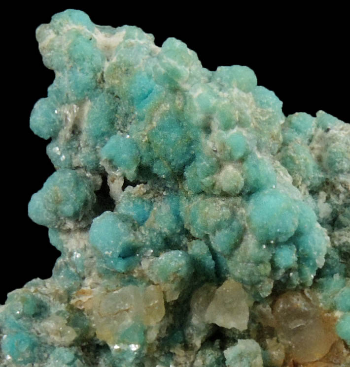 Turquoise from Bishop Mine, Lynch Station, Campbell County, Virginia