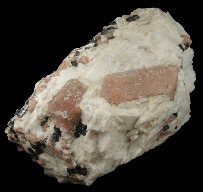 Willemite in Calcite with Franklinite from Sterling Mine, Ogdensburg, Sterling Hill, Sussex County, New Jersey (Type Locality for Franklinite)