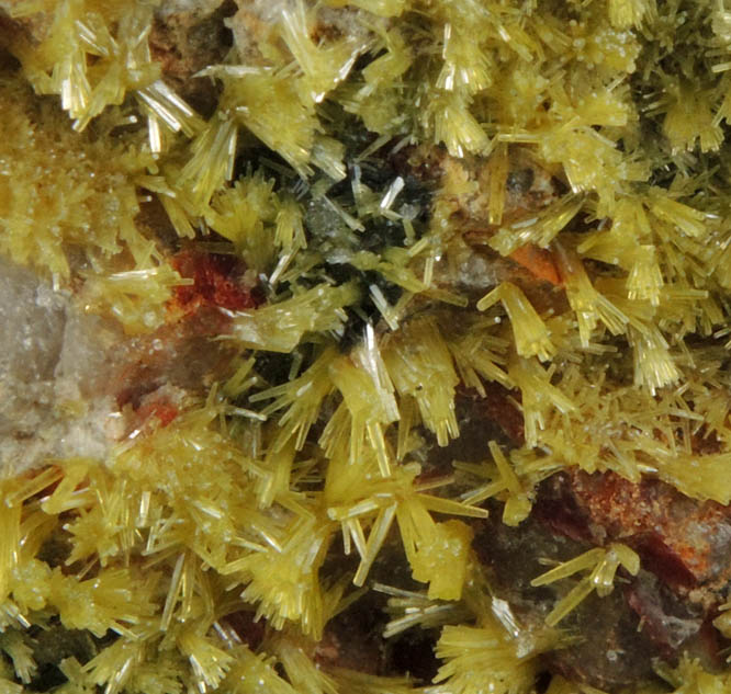 Pyromorphite from Broken Hill, New South Wales, Australia