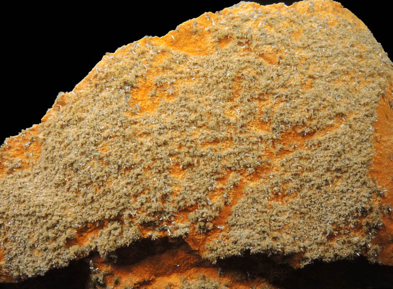 Vanadinite var. Endlichite on Descloizite from Chalk Mountain Mine, 510' Level, Churchill County, Nevada