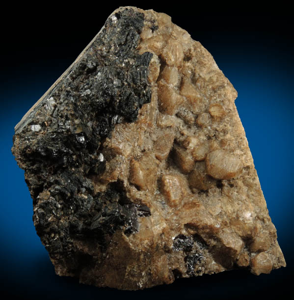 Microcline with Hornblende from Tory Hill, Ontario, Canada