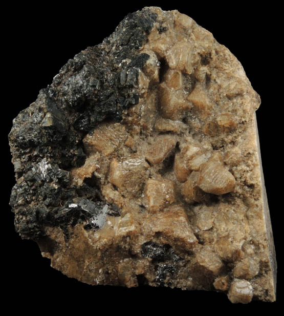 Microcline with Hornblende from Tory Hill, Ontario, Canada