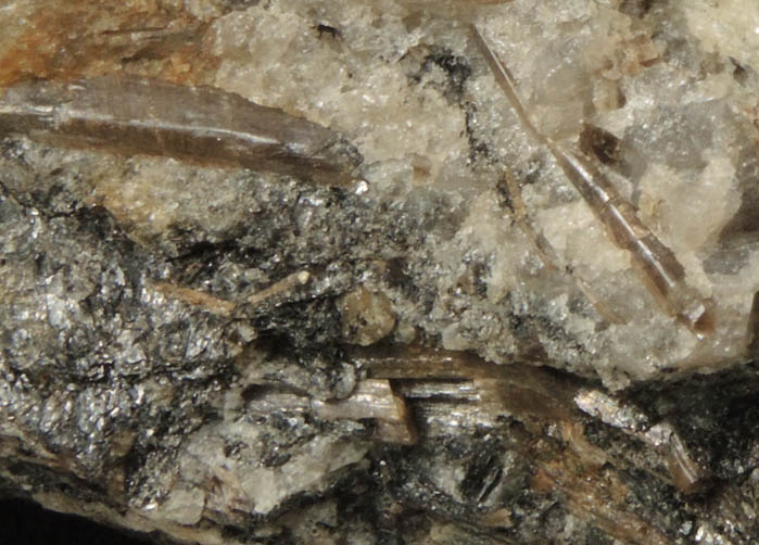 Meionite in Quartz from Bolton Lime Quarries, Rattlesnake Hill, Worcester County, Massachusetts