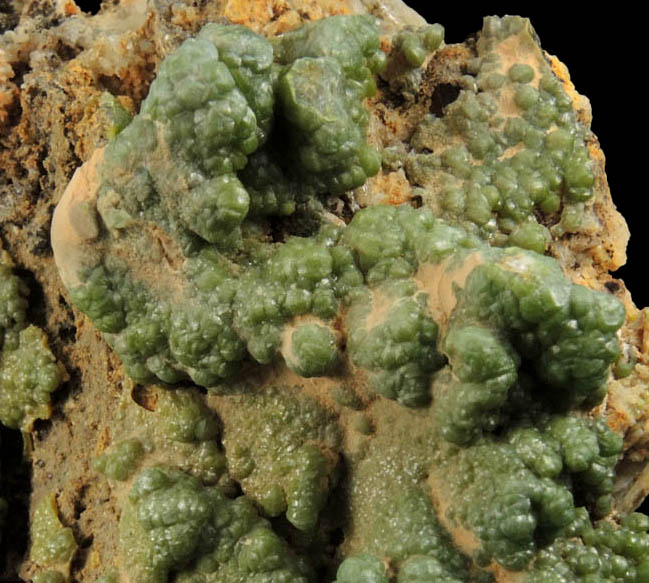 Pyromorphite with minor Cerussite from S'Ortu Becciu Mine, Donori, Sardinia, Italy