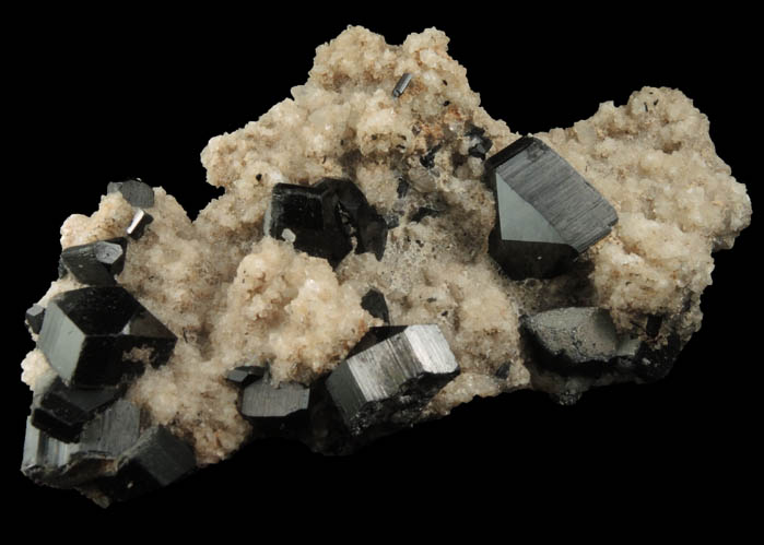 Schorl Tourmaline on Quartz from Klein Spitzkoppe, 56 km WNW of Usakos, Erongo region, Namibia