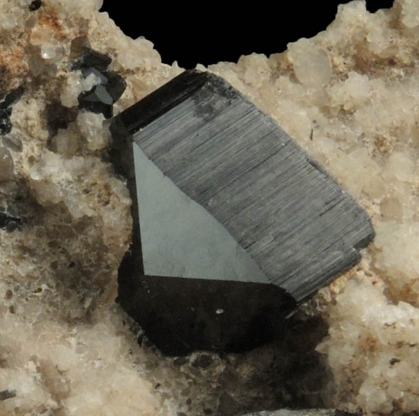 Schorl Tourmaline on Quartz from Klein Spitzkoppe, 56 km WNW of Usakos, Erongo region, Namibia