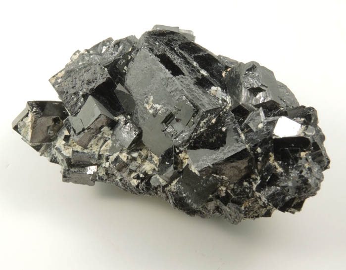 Magnetite (rare cubic and tetrahexahedral crystal form) from ZCA Mine No. 4, Fowler Ore Body, 2500' Level, Balmat, St. Lawrence County, New York