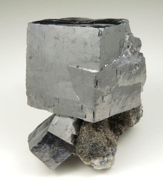 Galena with Pyrite and Dolomite from Sweetwater Mine, Viburnum Trend, Reynolds County, Missouri