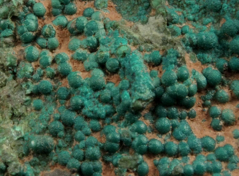 Pseudomalachite from Schuyler Copper Mine, North Arlington, Bergen County, New Jersey