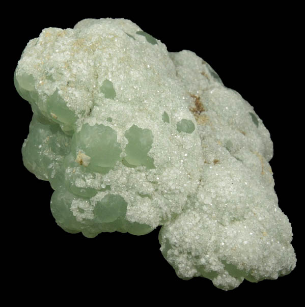 Apophyllite over Prehnite from O and G Industries Southbury Quarry, Southbury, New Haven County, Connecticut