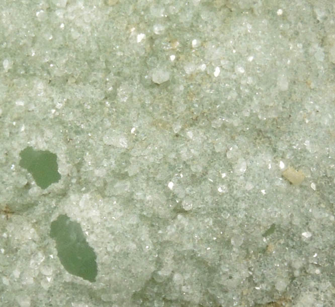 Apophyllite over Prehnite from O and G Industries Southbury Quarry, Southbury, New Haven County, Connecticut