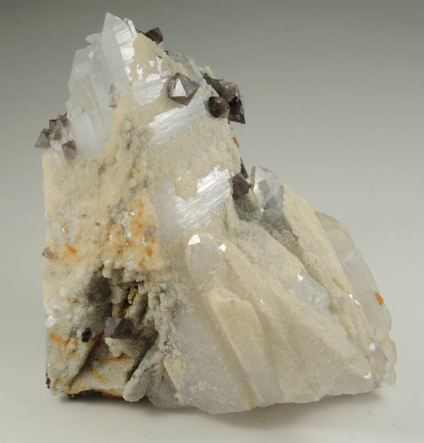 Scheelite on Quartz from Yaogangxian Mine, Nanling Mountains, Hunan, China
