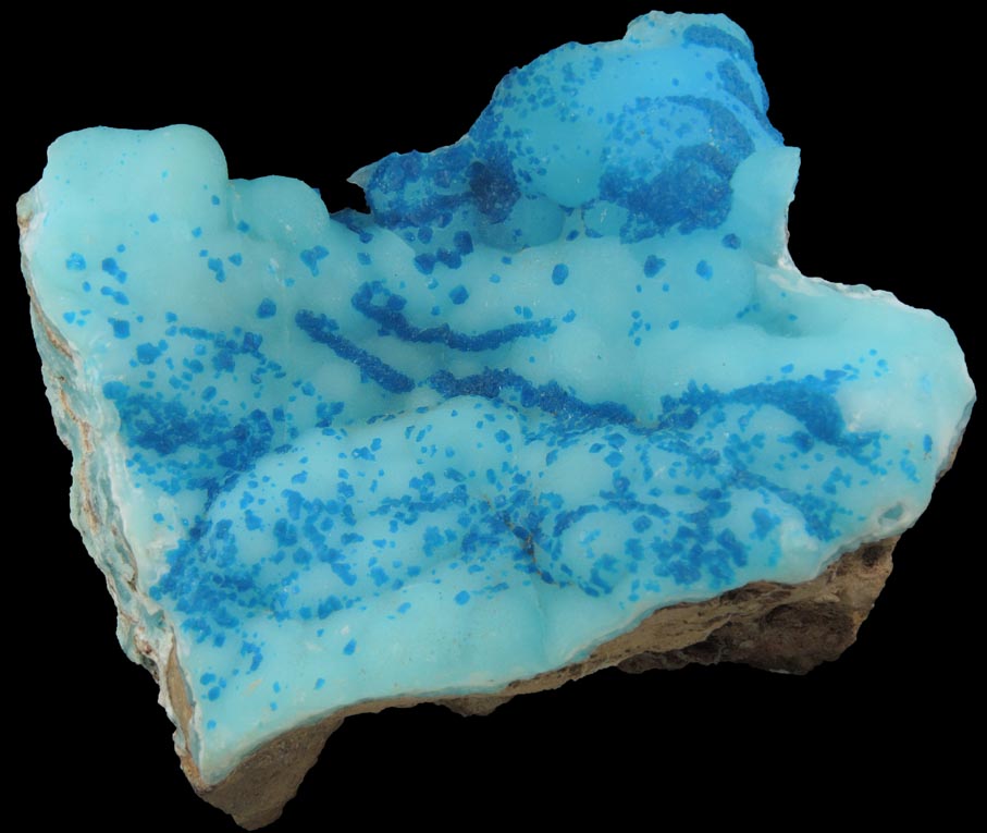 Veszelyite on Hemimorphite from Laochang, Gejiu, Honghe, Yunnan, China