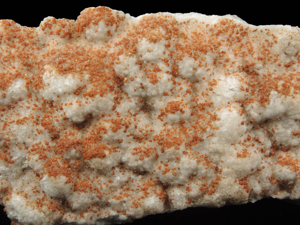 Descloizite on Calcite from Prince Mine, north slope of Prince Mountain, Peoria, Maricopa County, Arizona