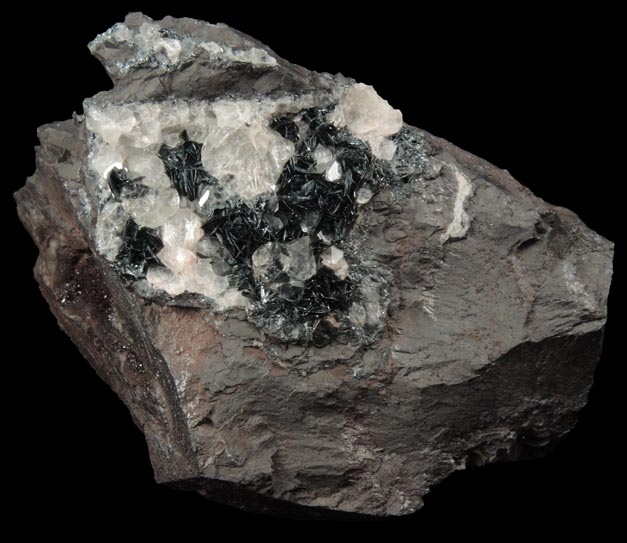 Hematite and Quartz from Beckermet Mine, southeast of Egremont, Cumberland, England