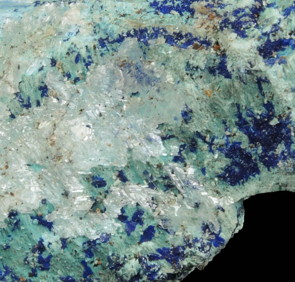 Azurite from Kamariza Mines, Lavrion (Laurium) Mining District, Attica Peninsula, Greece