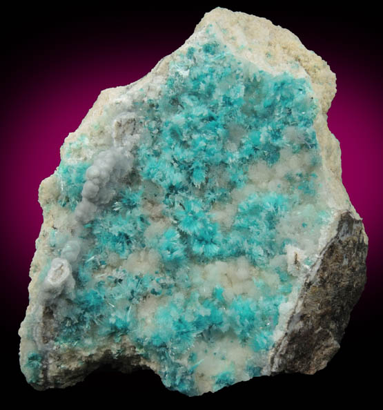 Aurichalcite and Hemimorphite from 79 Mine, Banner District, near Hayden, Gila County, Arizona