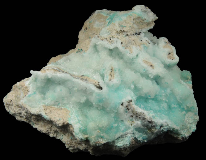 Aurichalcite and Hemimorphite from 79 Mine, Banner District, near Hayden, Gila County, Arizona