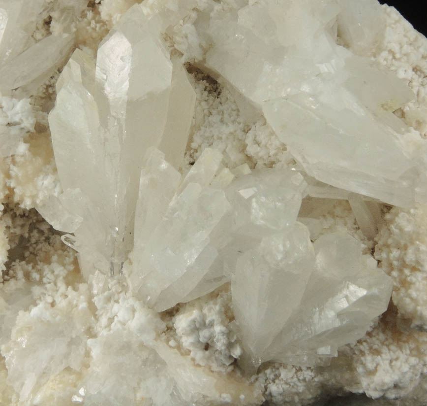 Celestine and Aragonite with Sulfur from Agrigento District (Girgenti), Sicily, Italy
