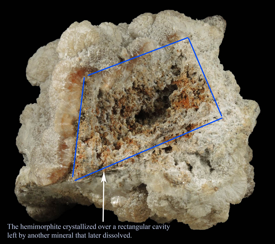 Hemimorphite from Water Zone, Sterling Mine, Ogdensburg, Sterling Hill, Sussex County, New Jersey