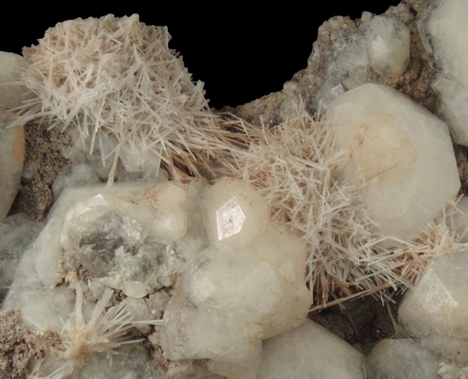 Analcime with Natrolite from Wasson's Bluff, Parrsboro, Nova Scotia, Canada