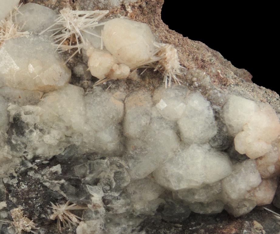 Analcime with Natrolite from Wasson's Bluff, Parrsboro, Nova Scotia, Canada