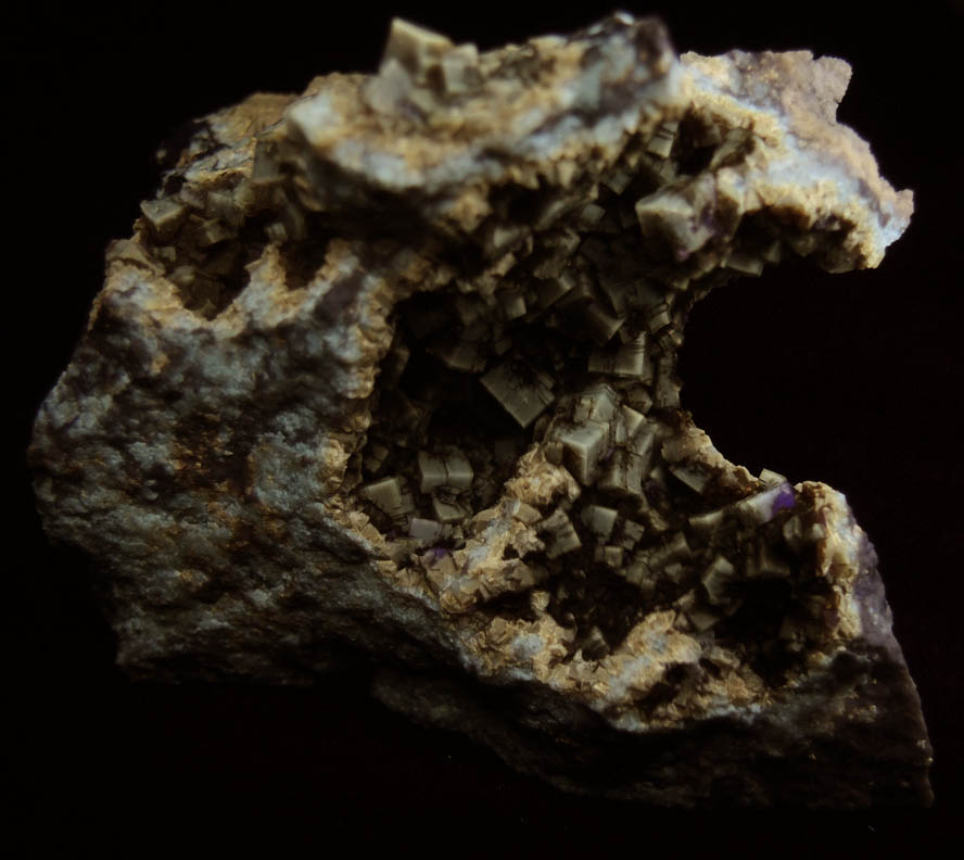 Fluorite from White Rock Quarry, Clay Center, Ottawa County, Ohio