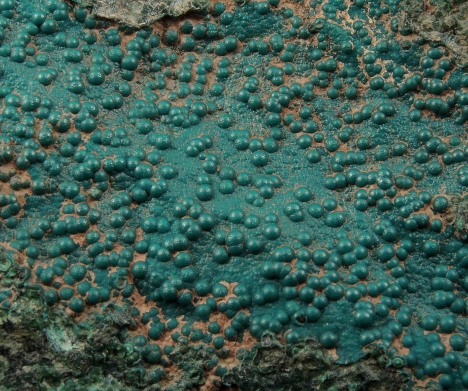 Pseudomalachite from Schuyler Copper Mine, North Arlington, Bergen County, New Jersey