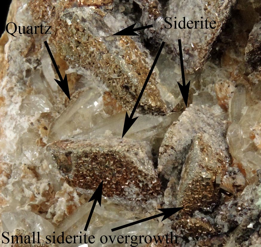 Siderite and Quartz from Tyrol, Austria