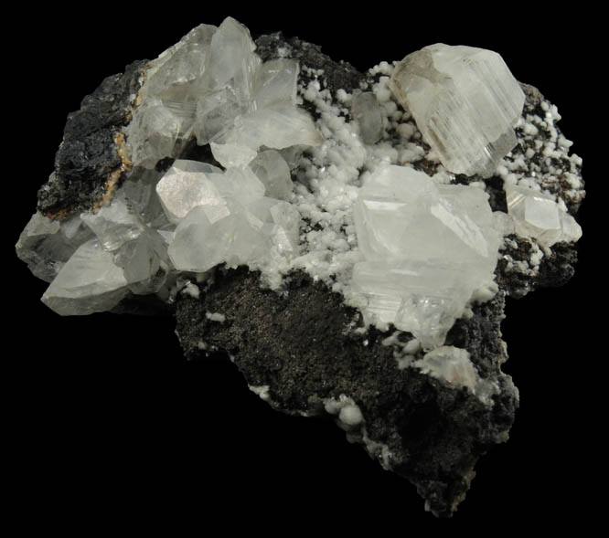 Cerussite twinned crystals with Aragonite var. Tarnowitzite from Tsumeb Mine, Otavi-Bergland District, Oshikoto, Namibia