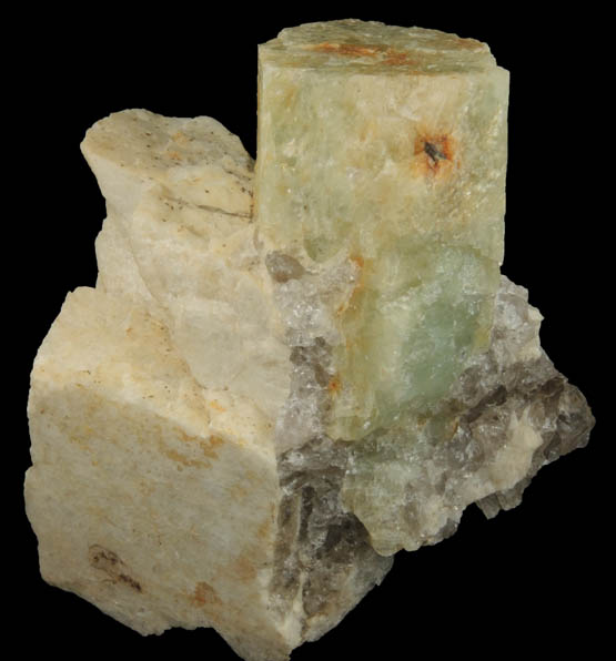 Beryl from Strickland Quarry, Collins Hill, Portland, Middlesex County, Connecticut