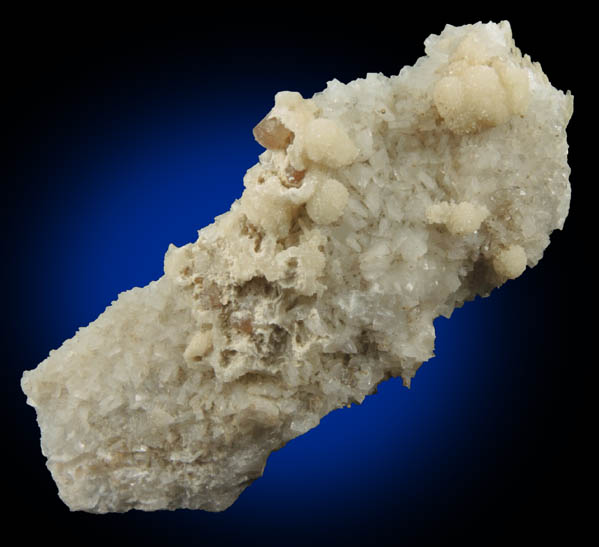 Fairfieldite on Albite from Foote Quarry, Kings Mountain, Cleveland County, North Carolina