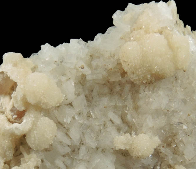 Fairfieldite on Albite from Foote Quarry, Kings Mountain, Cleveland County, North Carolina