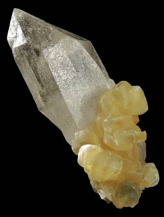 Quartz (Dauphin-law twins) with Muscovite from Galilia, Minas Gerais, Brazil